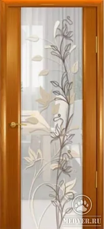 Недорогая дверь из экошпона-132